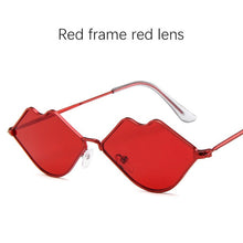 Load image into Gallery viewer, Sexy Lips Red Sunglasses
