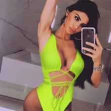 Load image into Gallery viewer, Monokini 2020 Sexy Women One Piece Swimsuit